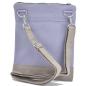 Preview: Handtasche Canvas Crossbag uni grau
